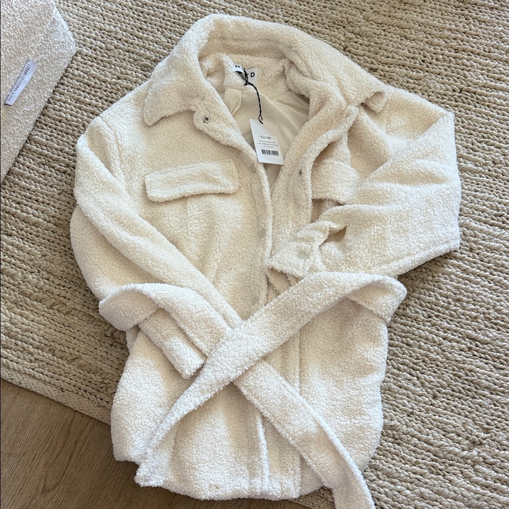 Na-Kd Cozy Cream Teddy Jacket